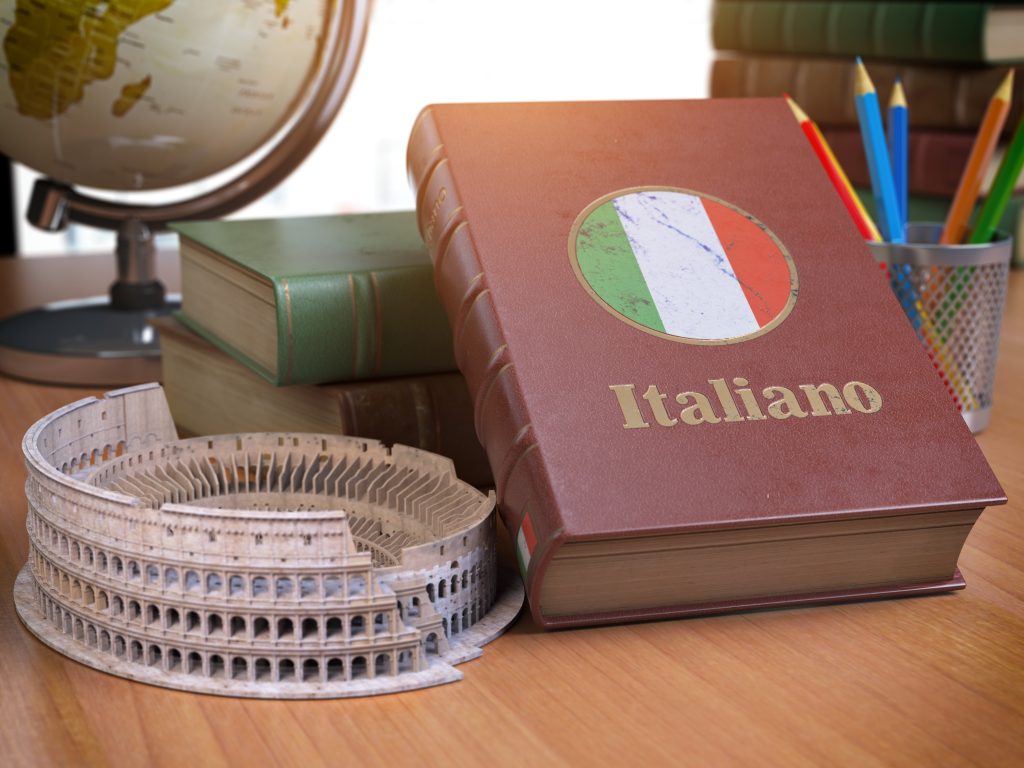 کتابی با تصویر پرچم ایتالیا به همراه کره زمین و مجسمه ای از مرکز تاریخی رم برای عنوان مجوز کار در ایتالیا انتخاب شده است.