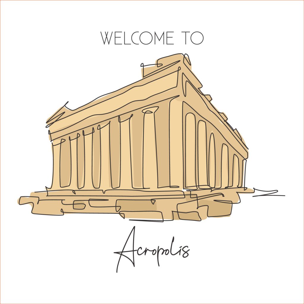 تصویری از نمای تاریخی شهر آتن برای عنوان آتن (Athens) انتخاب شده است.