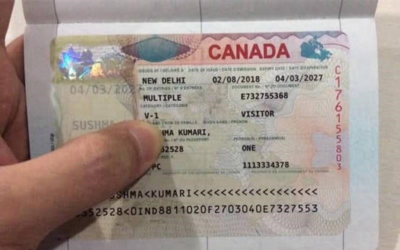 تصویری از صفحه‌ی پاسپورت کانادا برای عنوان ویزای همراه دانش‌اموزی در کانادا انتخاب شده است.